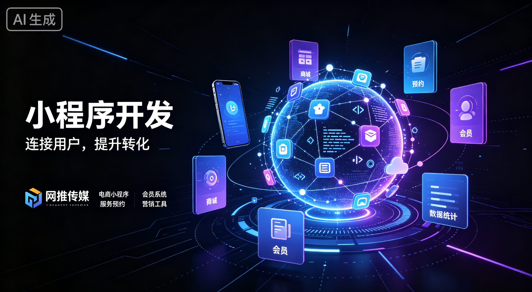 小程序开发界面展示 - 网推传媒